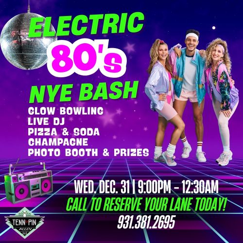 Electric 80s NYE Bash Web
